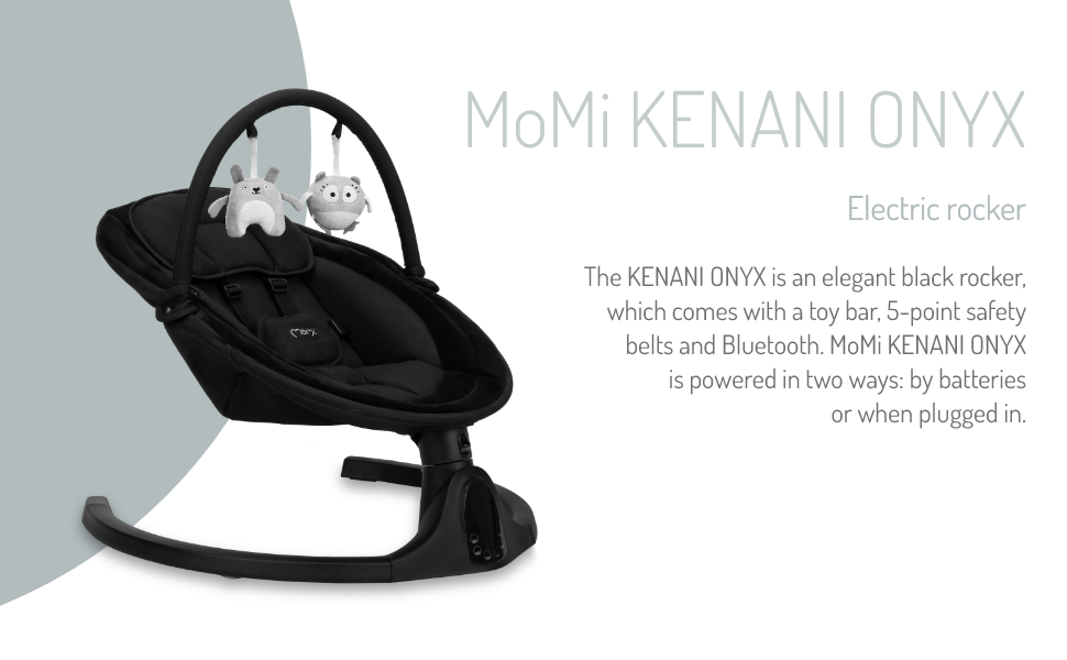 MoMi KENANI ONYX electric bouncer with remote control